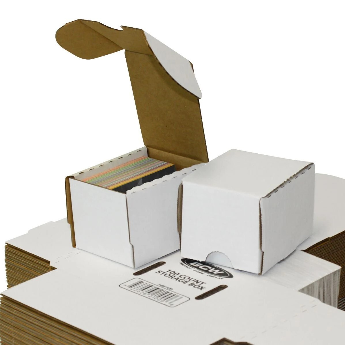 10x (Lot of 10) BCW 100ct COUNT CARDBOARD STORAGE BOXES FOR TRADING SPORTS CARDS