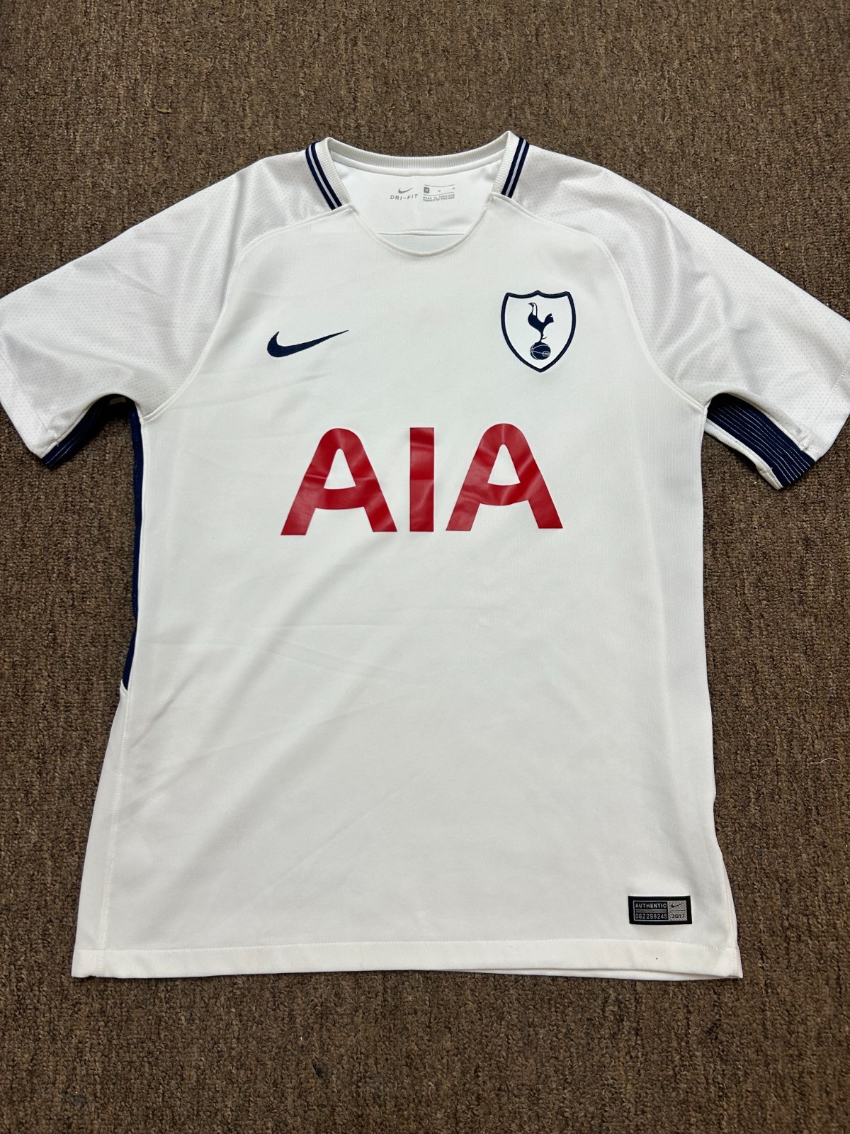 Nike Tottenham Hotspur Dri-FIT Soccer Jersey Shirt Men’s Size M White/Navy