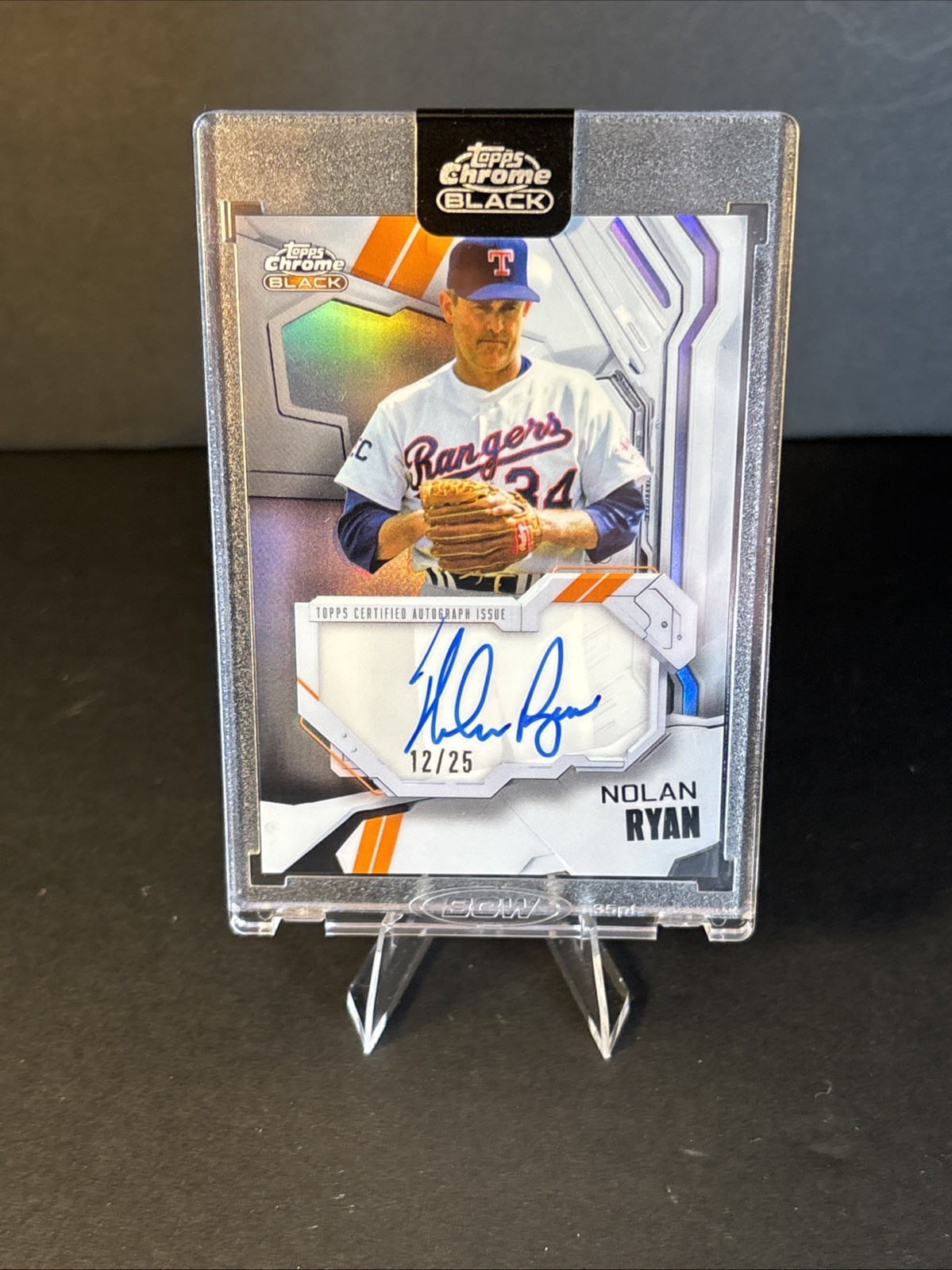 Nolan Ryan 2026 Topps Chrome Black Refractor Ivory Auto /25 Sealed #IVA-NR HOF