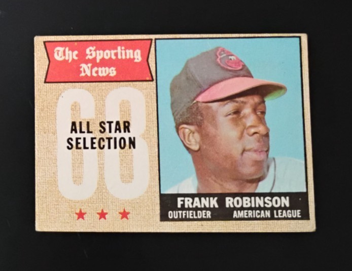 1968 Topps Frank Robinson All Star Card #373 excellent (see scan)