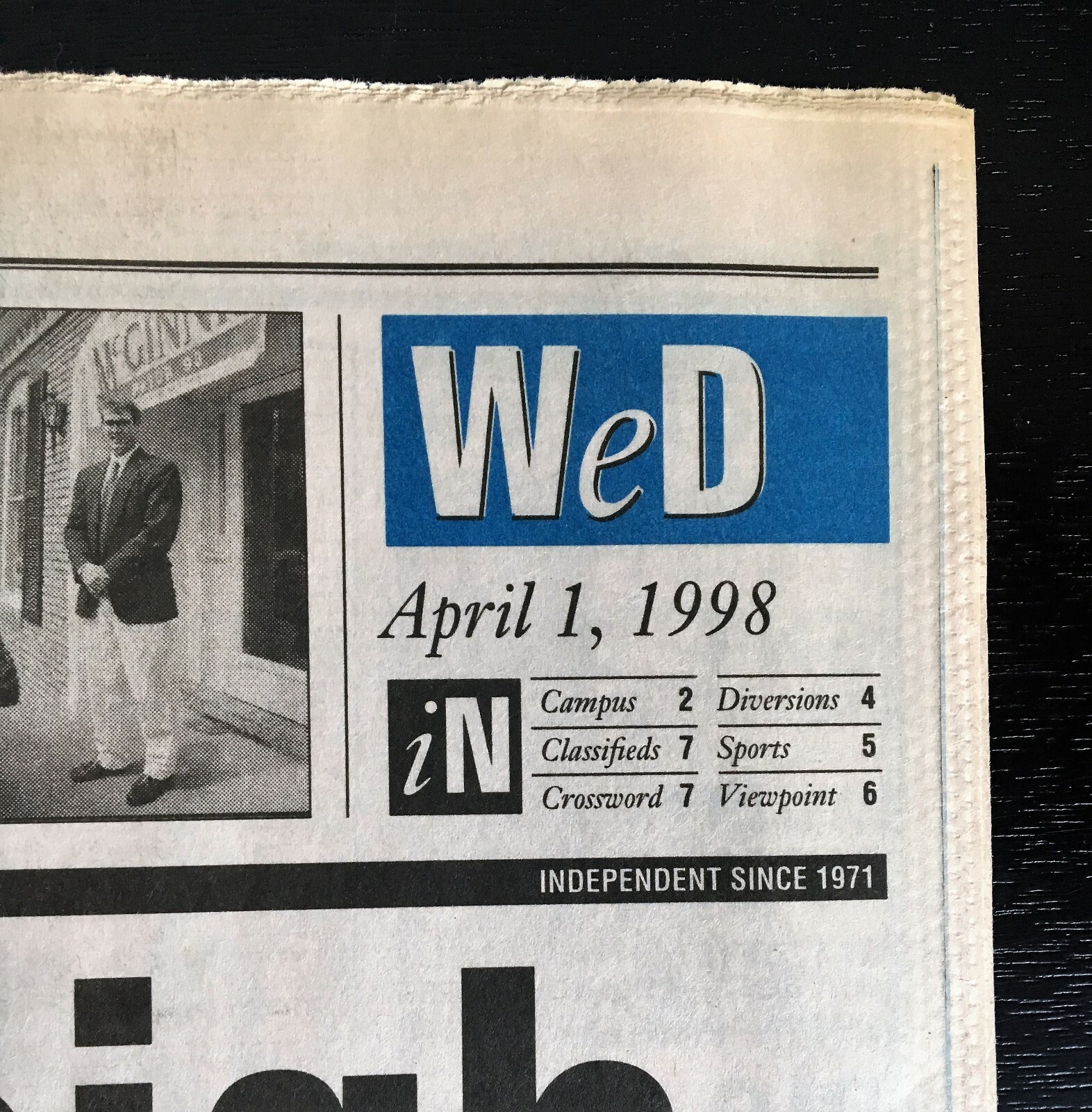 Kentucky Kernel Wildcats Basketball 1998 Newspaper A Natural High NCAA Champs UK