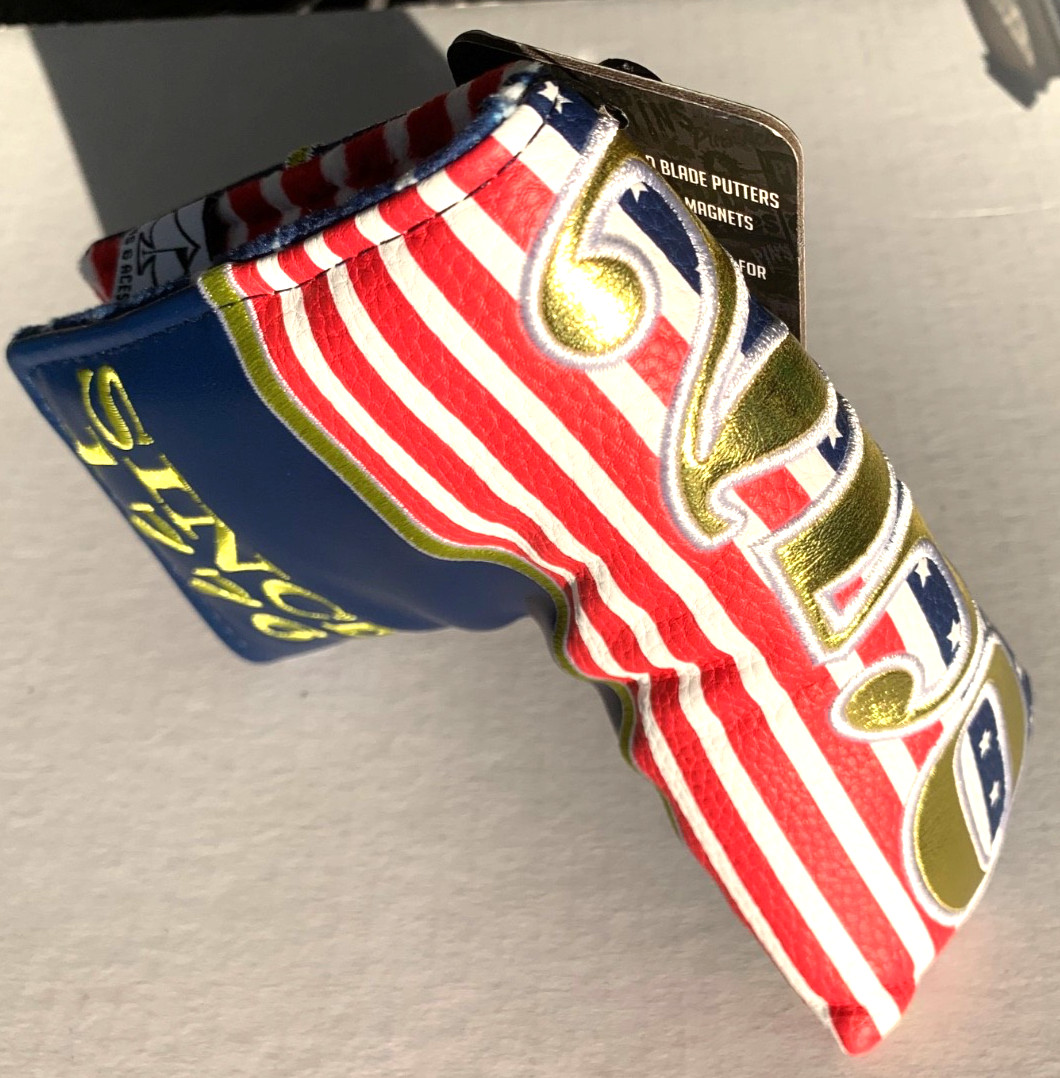 UNITED STATES 250TH BIRTHDAY BLADE PUTTER COVER MAGNETIC CLOSURE BRAND NEW