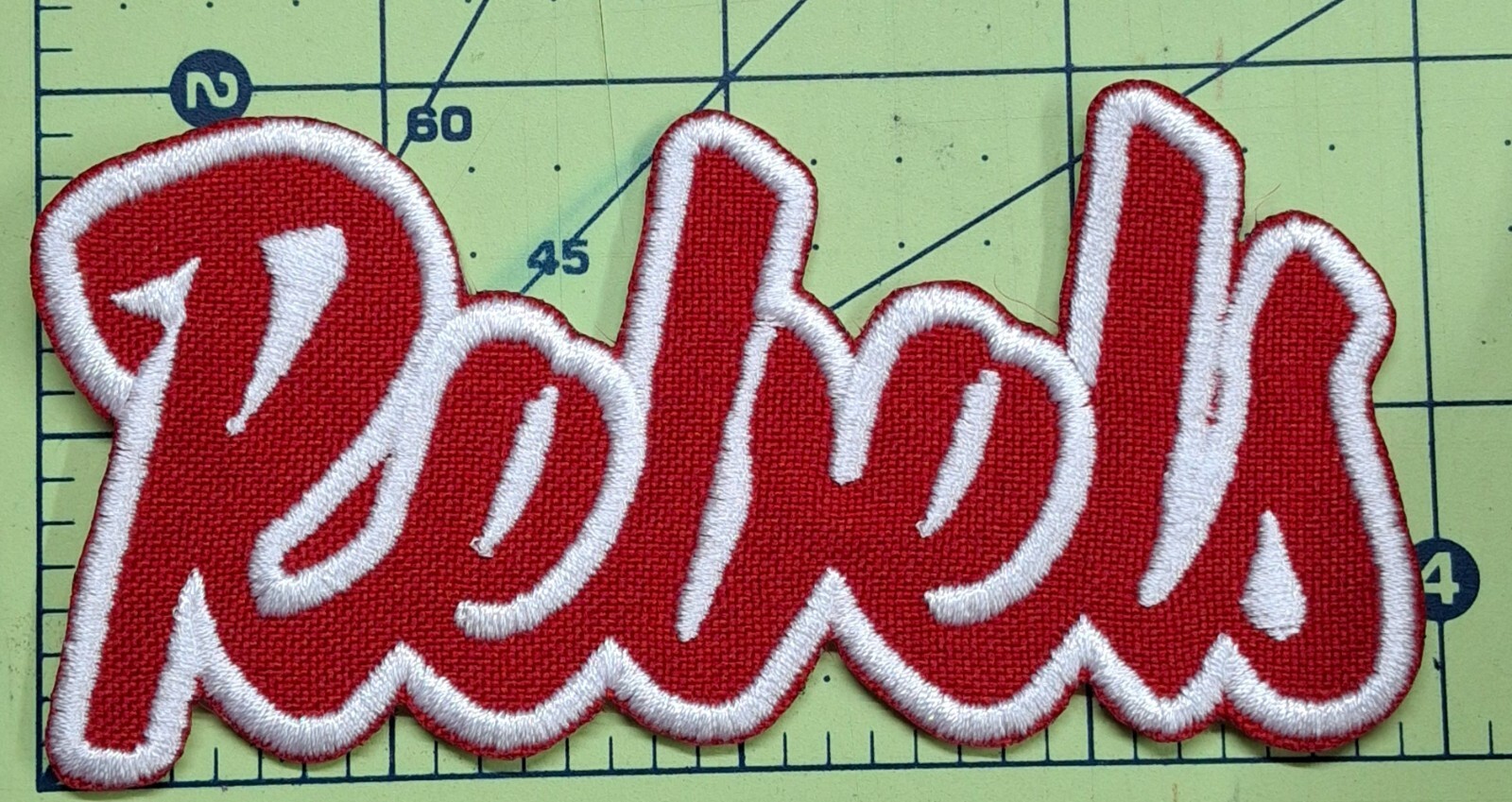 Ole Miss Rebels Text Embroidered Applique Iron On Patch Various Sizes Customize