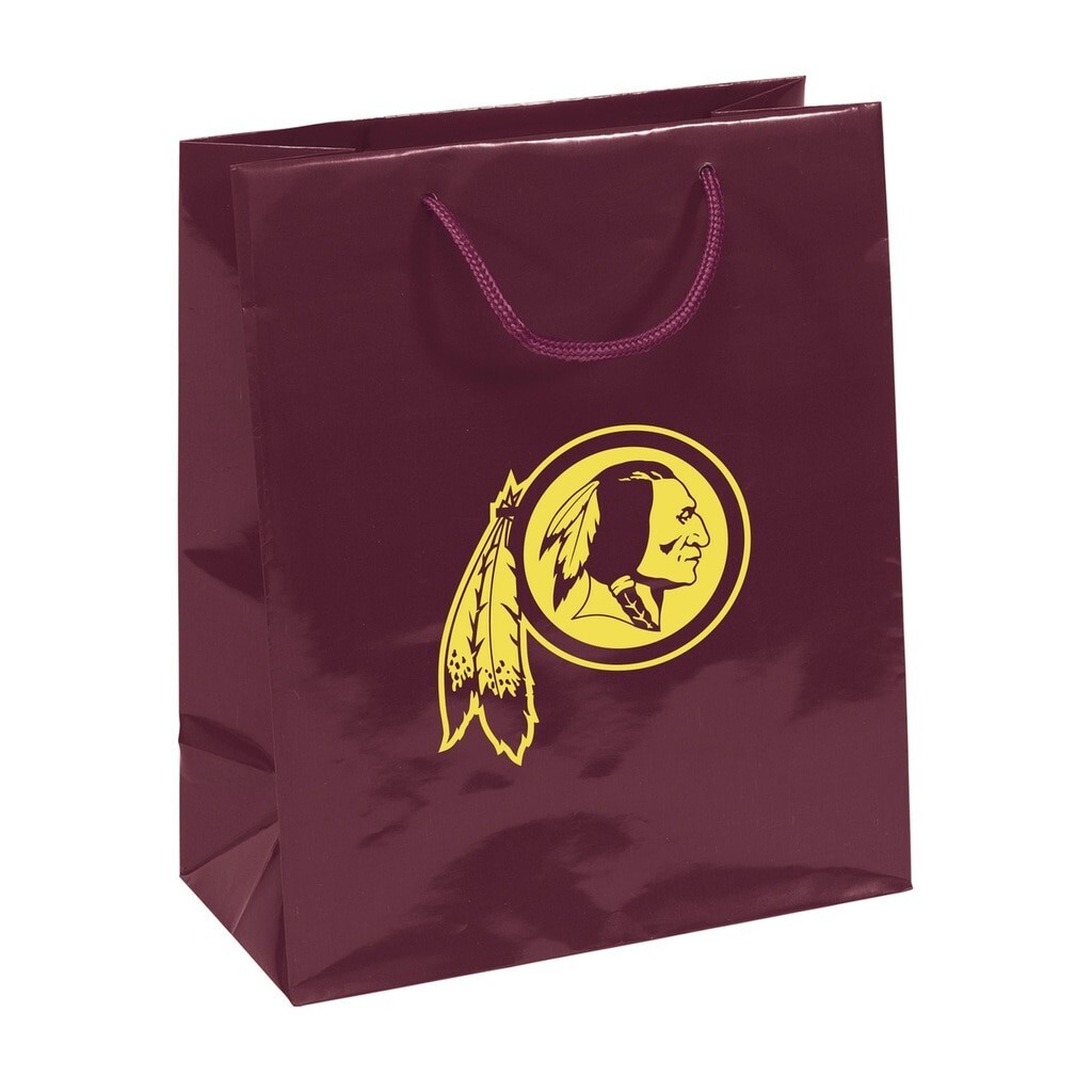 Washington Redskins Elegant Foil Gift Bag [NEW] Wrapping Present Paper Birthday