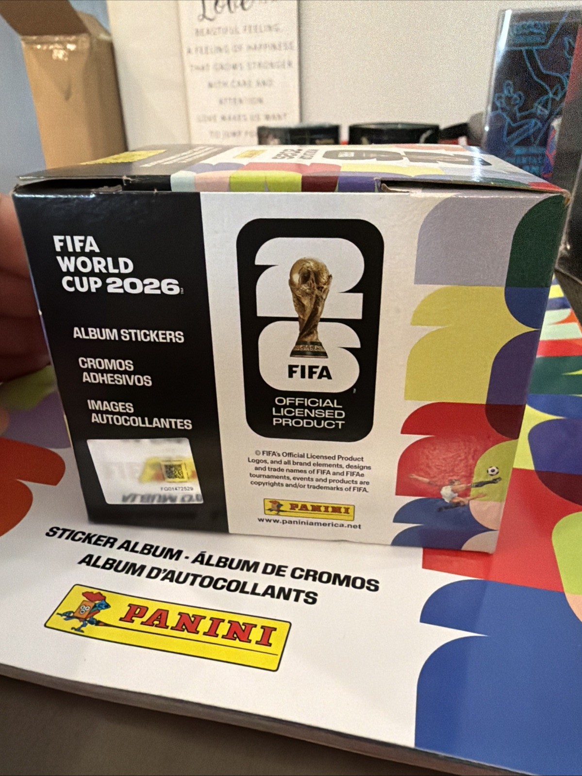 2026 PANINI FIFA WORLD CUP SOCCER 50-PACK STICKER BOX – US VERSION New/Sealed