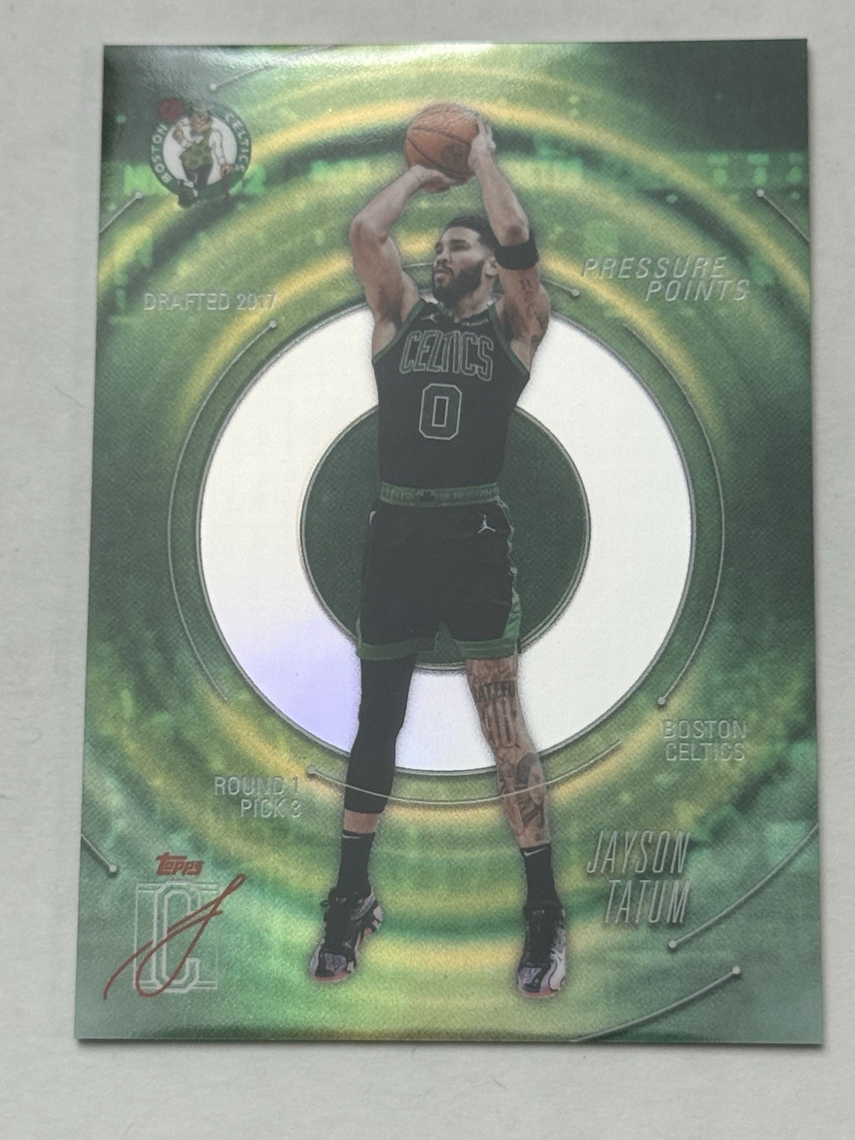 2025-2026 Topps Signature Jayston Tatum Case Hit SSP Pressure Points