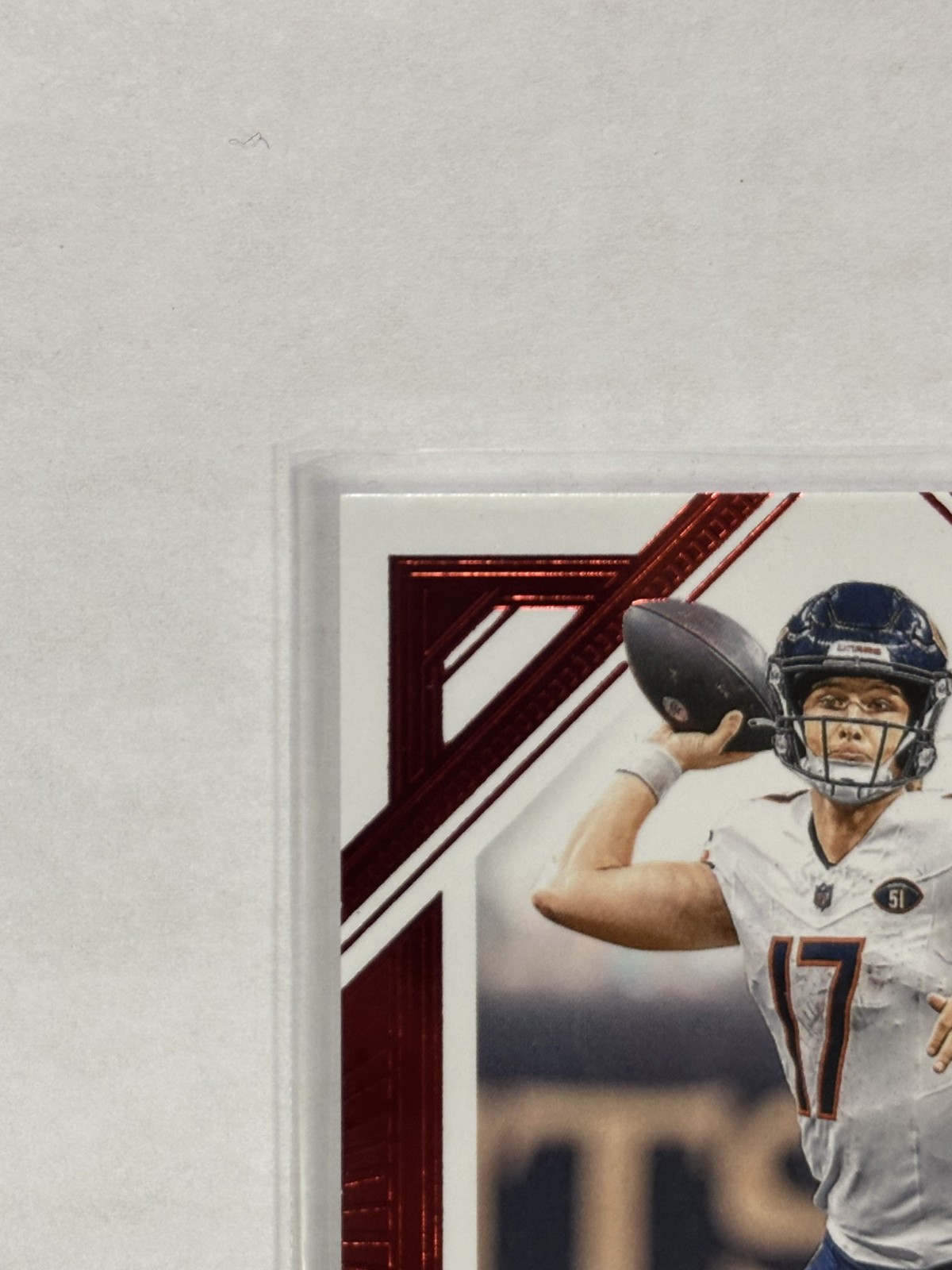 Tyson Bagent Ruby Auto /15 (2023) Panini Flawless Football #RFS-TBA Bears