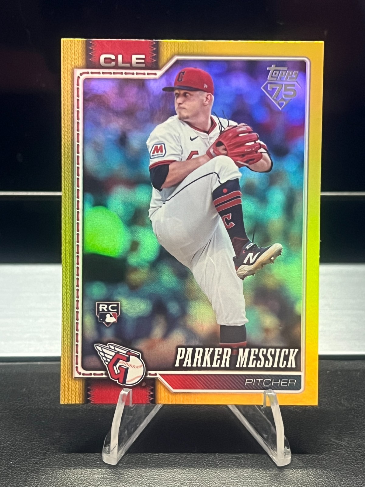 2026 Topps Series 1 – Parker Messick #67 Yellow Holofoil /399 (RC)