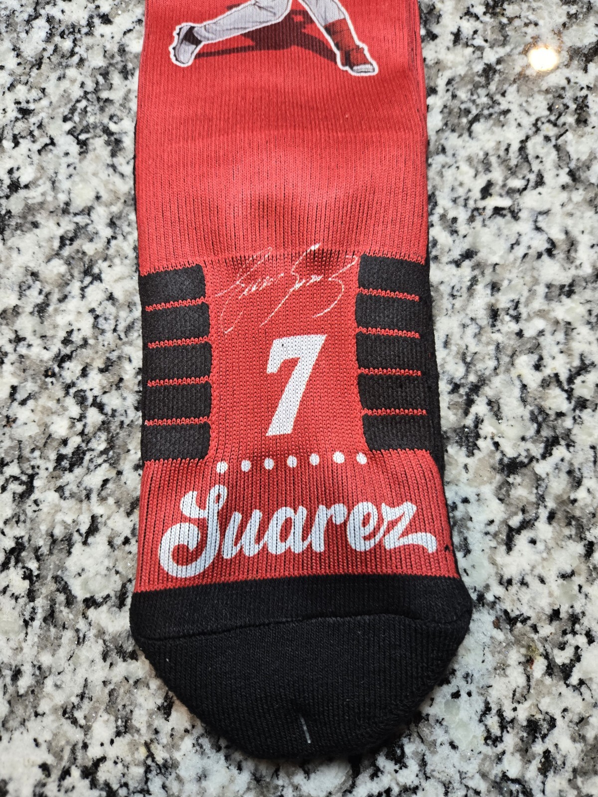 BRAND NEW EUGENIO SUAREZ REDS PLAYER MLB BASEBALL SOCKS – STRIDELINE – MARINERS