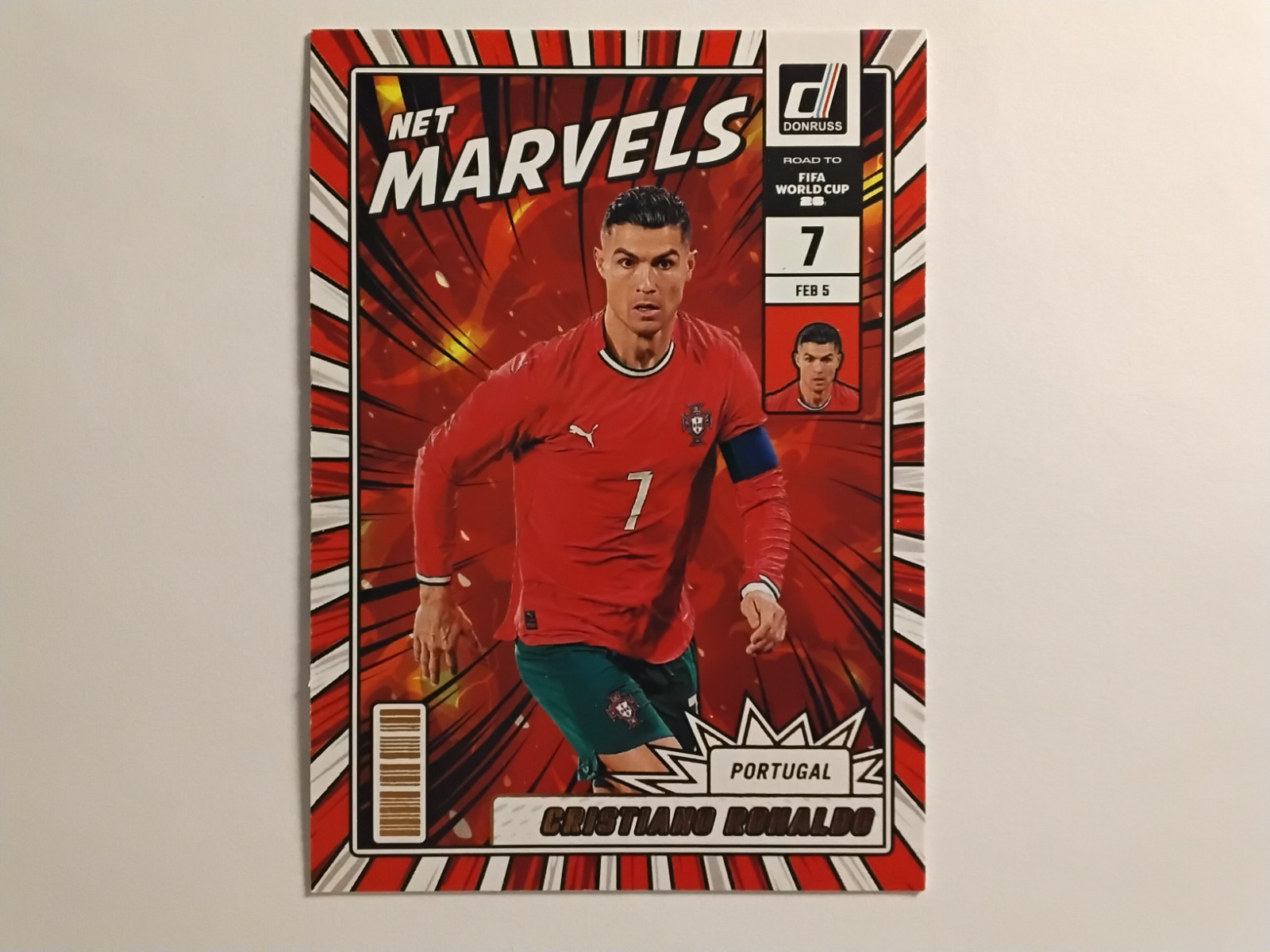 2025-26 Panini Donruss Road To FIFA World Cup Net Marvels #2 Cristiano Ronaldo