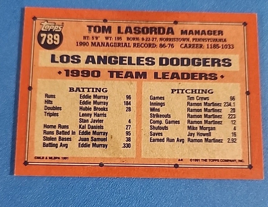 1991 Topps Desert Shield Baseball Cards Complete Your Set U Pick List 601-792