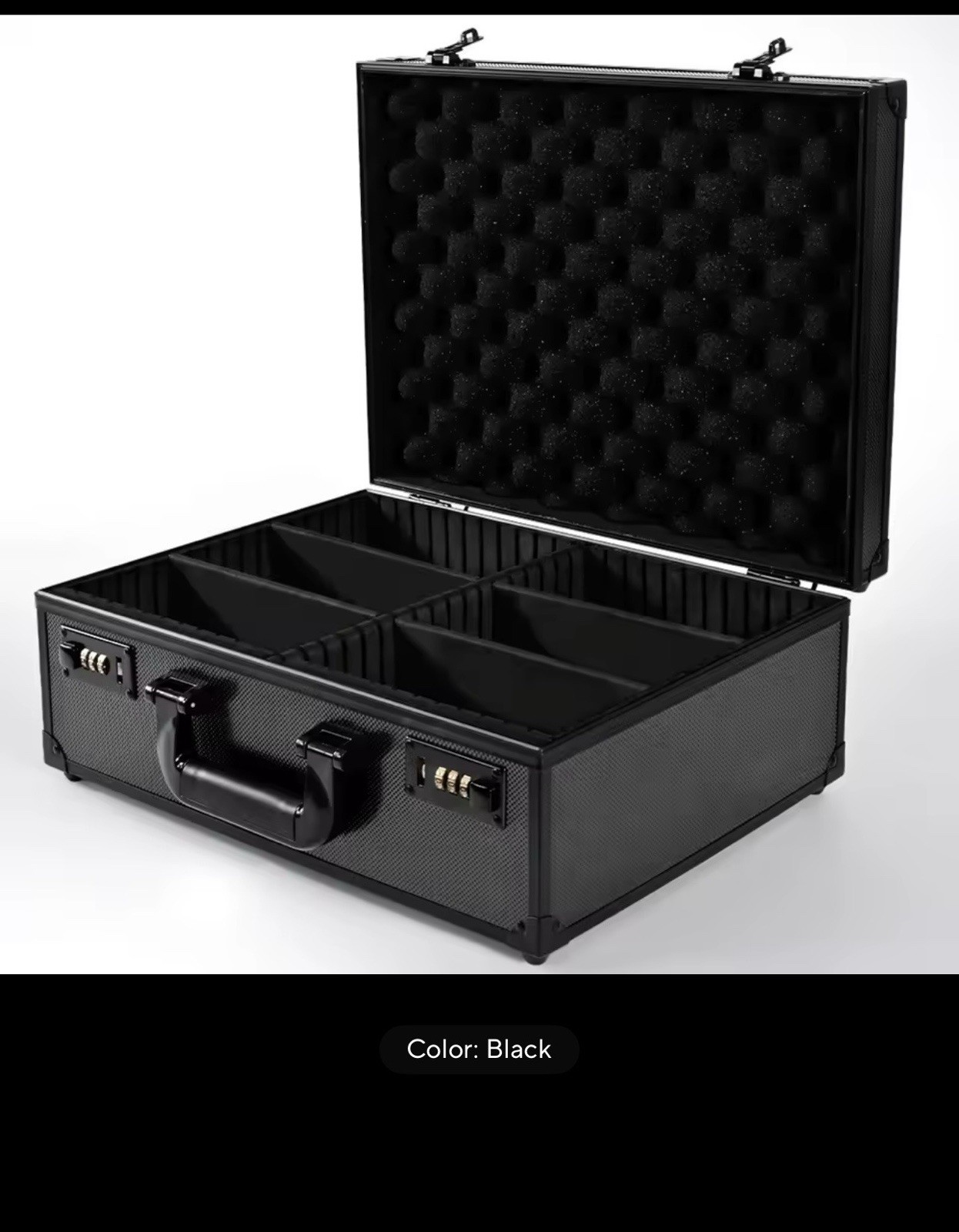 Trading Card Storage Box with Combination Lock Sports Card Case TCG Card Holder