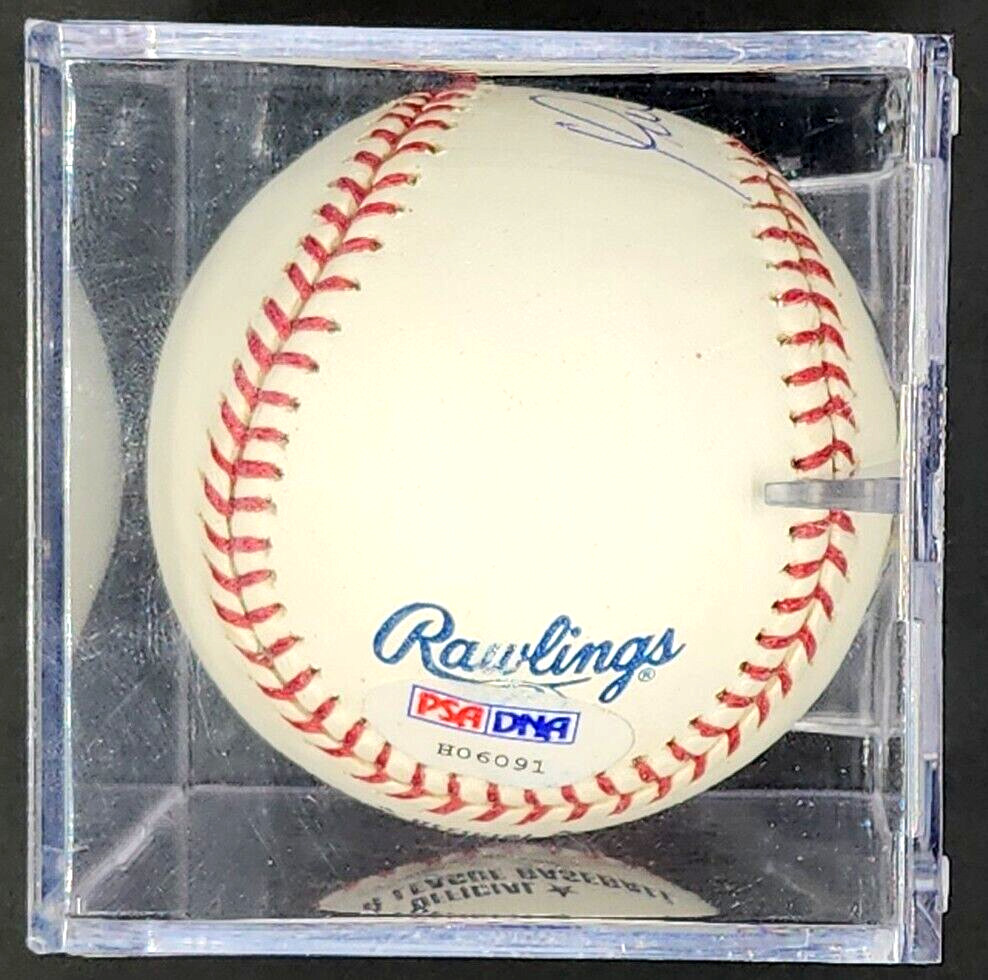 Yunel Escobar Single Signed Rawlings Autograph OML Baseball PSA / DNA Sticker