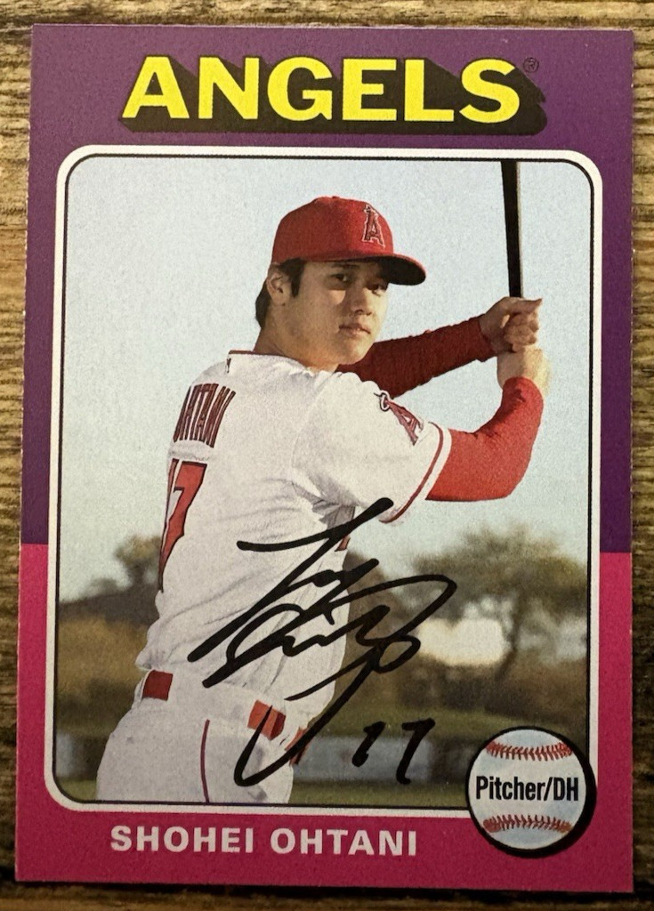 SHOHEI OHTANI 2019 Topps Archives #101 Los Angeles Angels Dodgers MVP! NRMT+