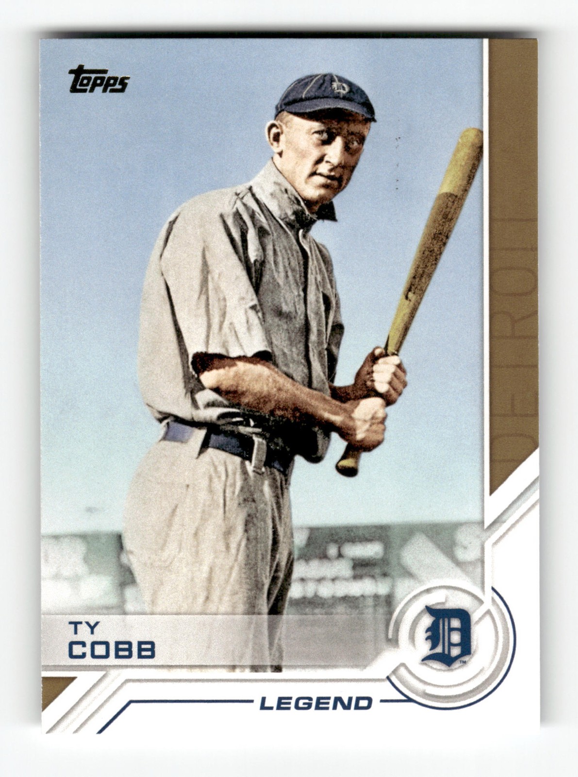 2017 Topps Salute Ty Cobb #S-3 Detroit Tigers