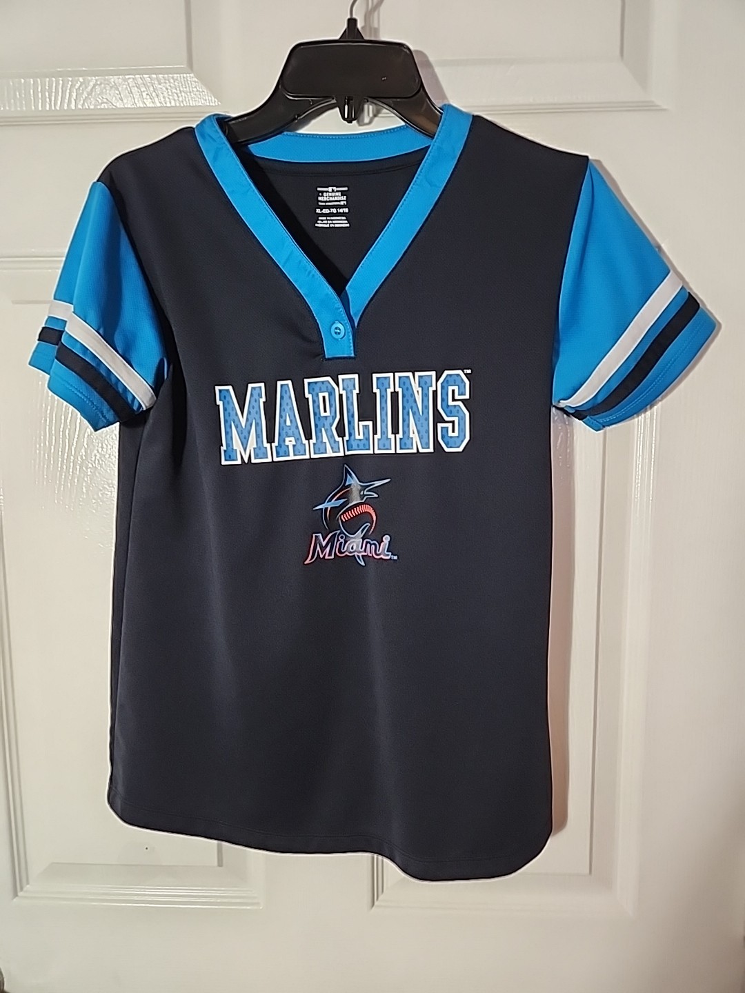 Unisex Children’s Size XL (14/16) Shirt, Miami Marlins