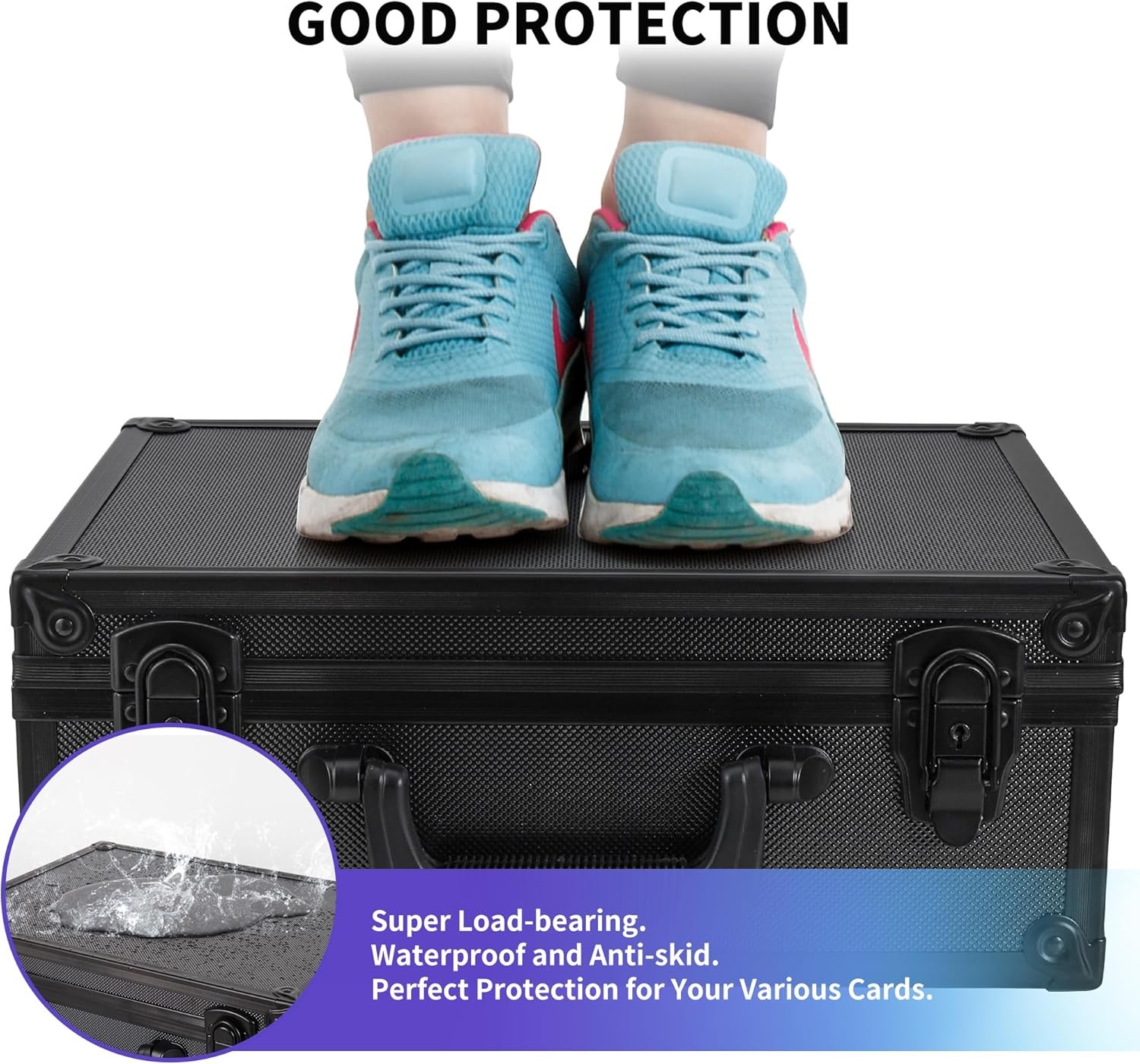 Toploader Card Storage Hard Case Sports Cards Storage Boxes Holds 600+ 35pt