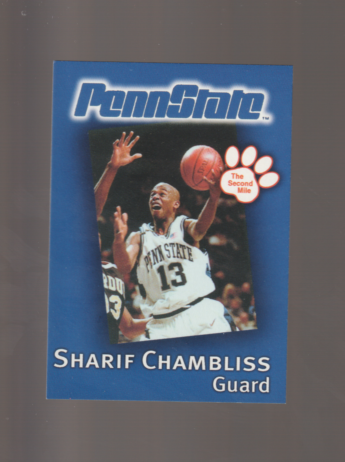 sharif chambliss,2003 second mile penn state,racine,asst coach wisconsin badgers