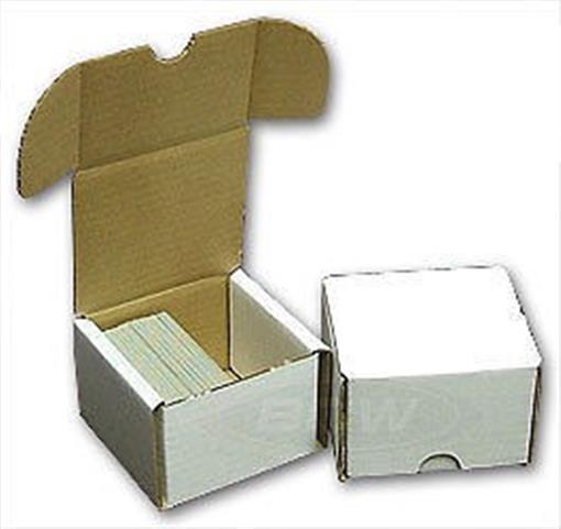 Lot of 10 New BCW 200 count Cardboard Baseball / Trading Card Storage Boxes box