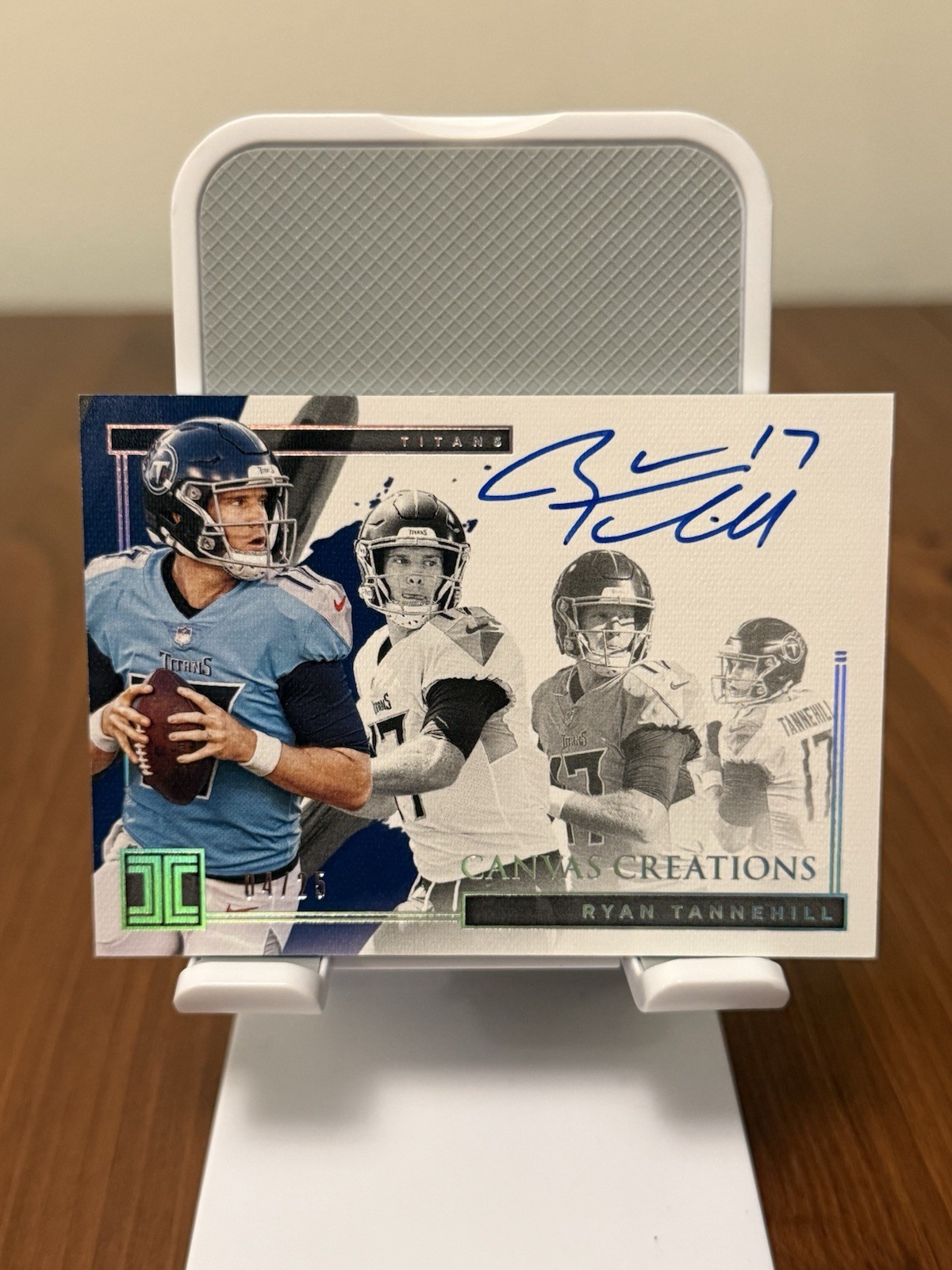 2021 Panini Impeccable – Canvas Creations Ryan Tannehill #CC-RT /25