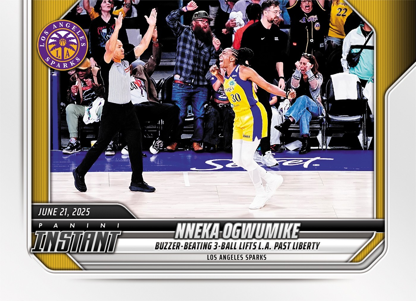 PRESALE 2026 Panini Instant WNBA Nneka Ogwumike #180 ~ Los Angeles Sparks