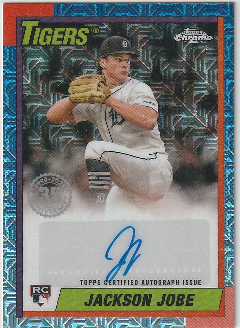 2025 Topps Series 2 Silver Pack Mojo 90 Topps Jackson Jobe Auto Detroit Tigers