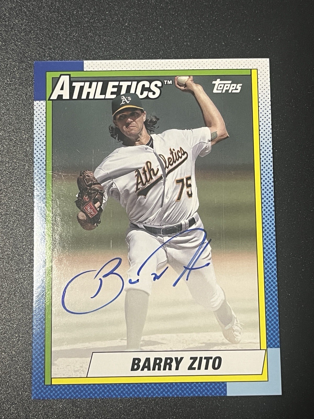 2023 topps Archives Barry Zito 1990 auto 90FF-BZ
