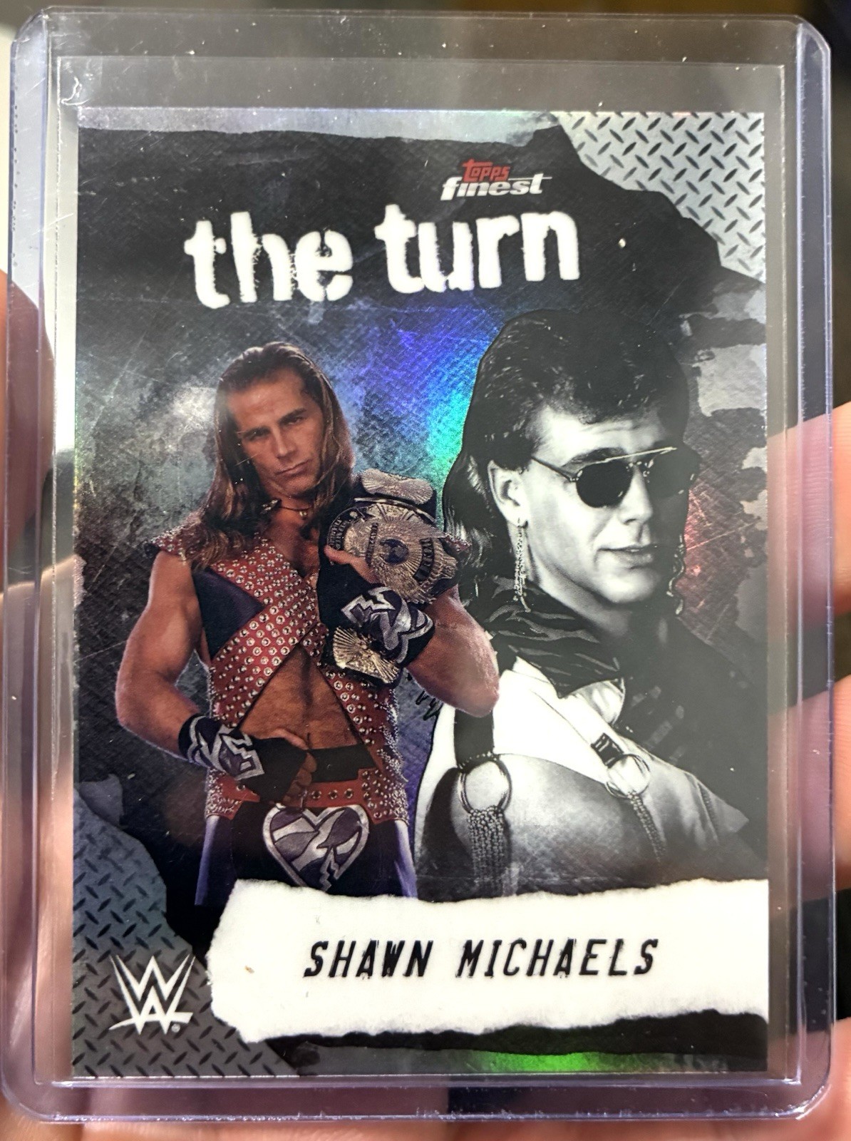 2025 Topps Finest WWE Shawn Michaels #TT-SM The Turn Refractor