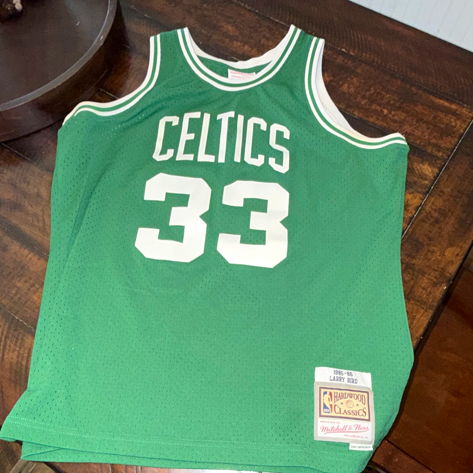 Mitchell & Ness NBA Boston Celtics Larry Bird #33 Swingman Jersey Green L