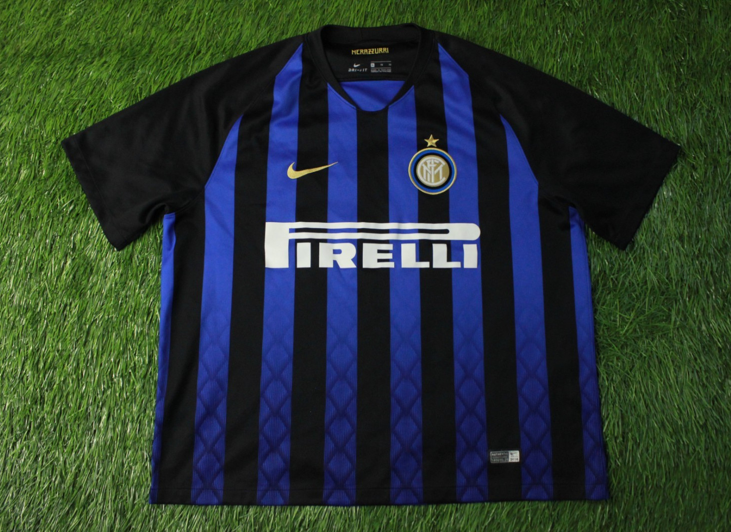 INTER MILAN 2018-2019 FOOTBALL SOCCER SHIRT JERSEY NIKE HOME ORIGINAL SIZE XL