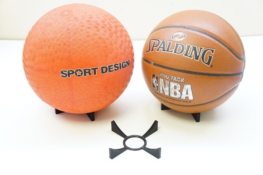 Four-Corner Ball Stand Basketball/Soccer/Volleyball Ball Holder Display Stand
