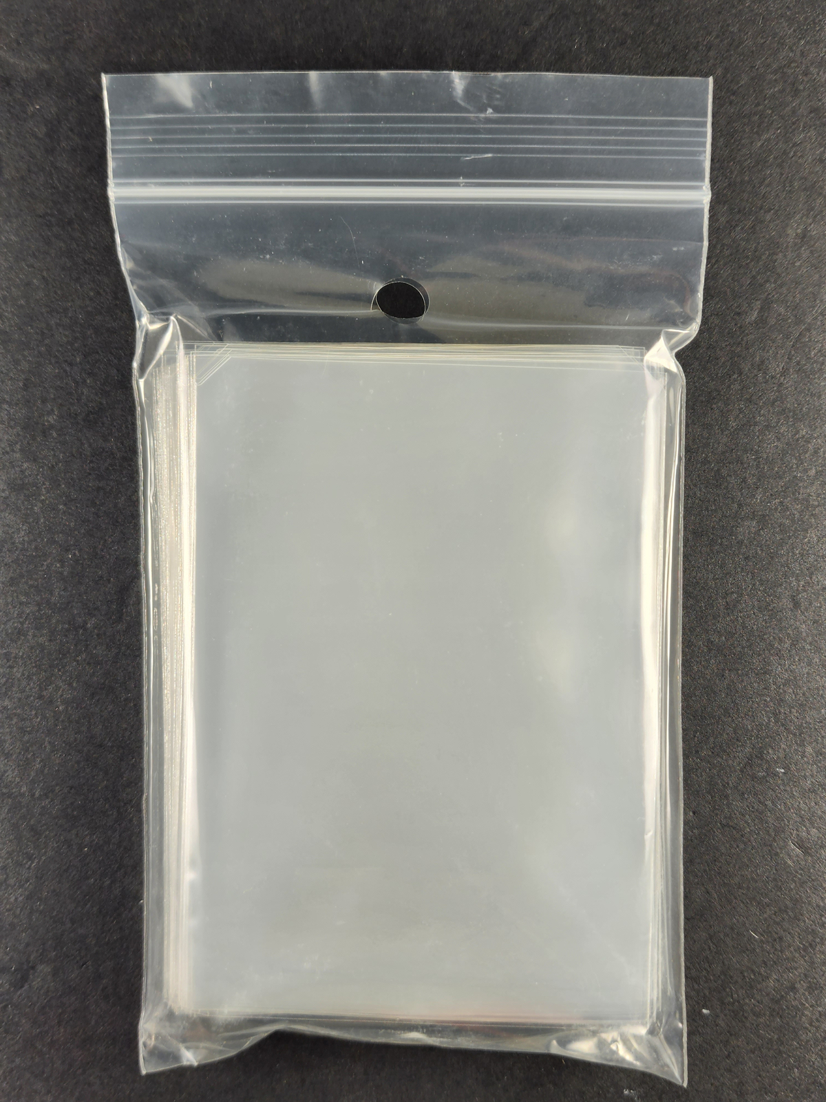 1 Pack (100) Cardboard Gold Notched Soft Penny Sleeves Regular Card Easy Glide