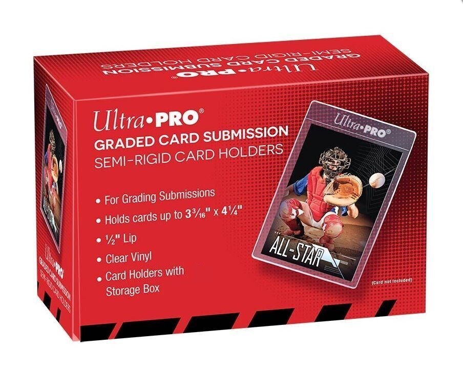 (25-200) Ultra PRO Graded Card Submission Tall Semi Rigid Holders FREE SHIPPING