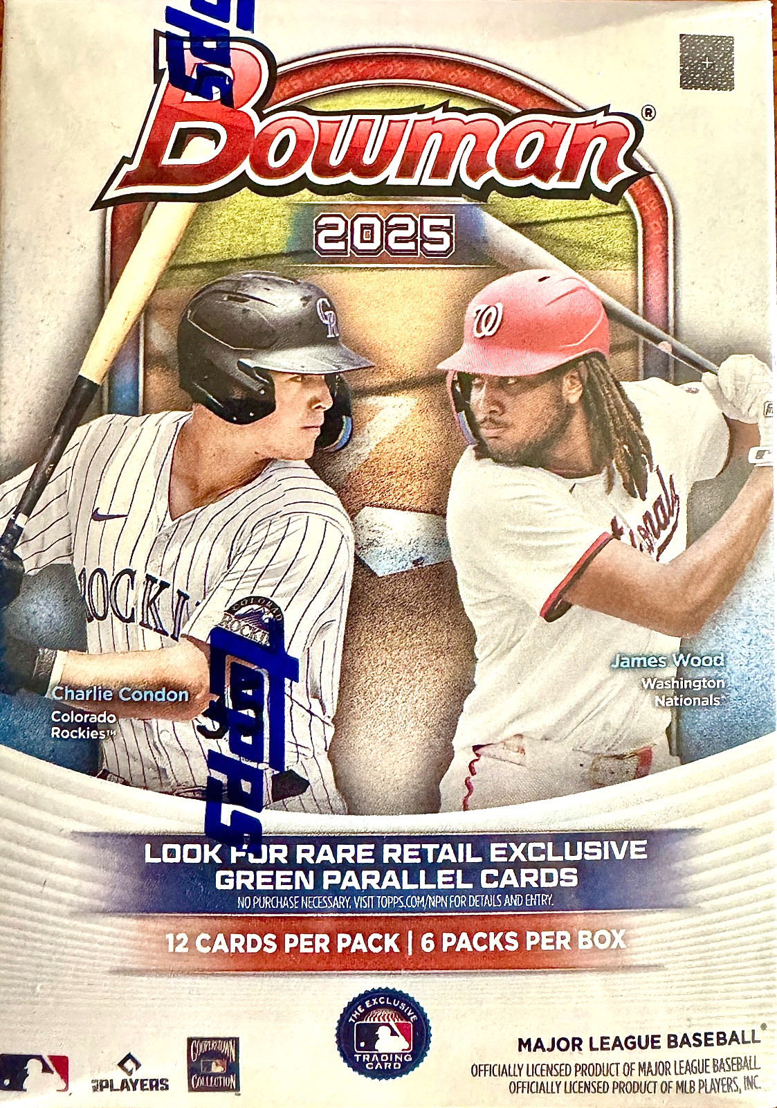 2025 Bowman – MLB Trading Cards – Blaster Box