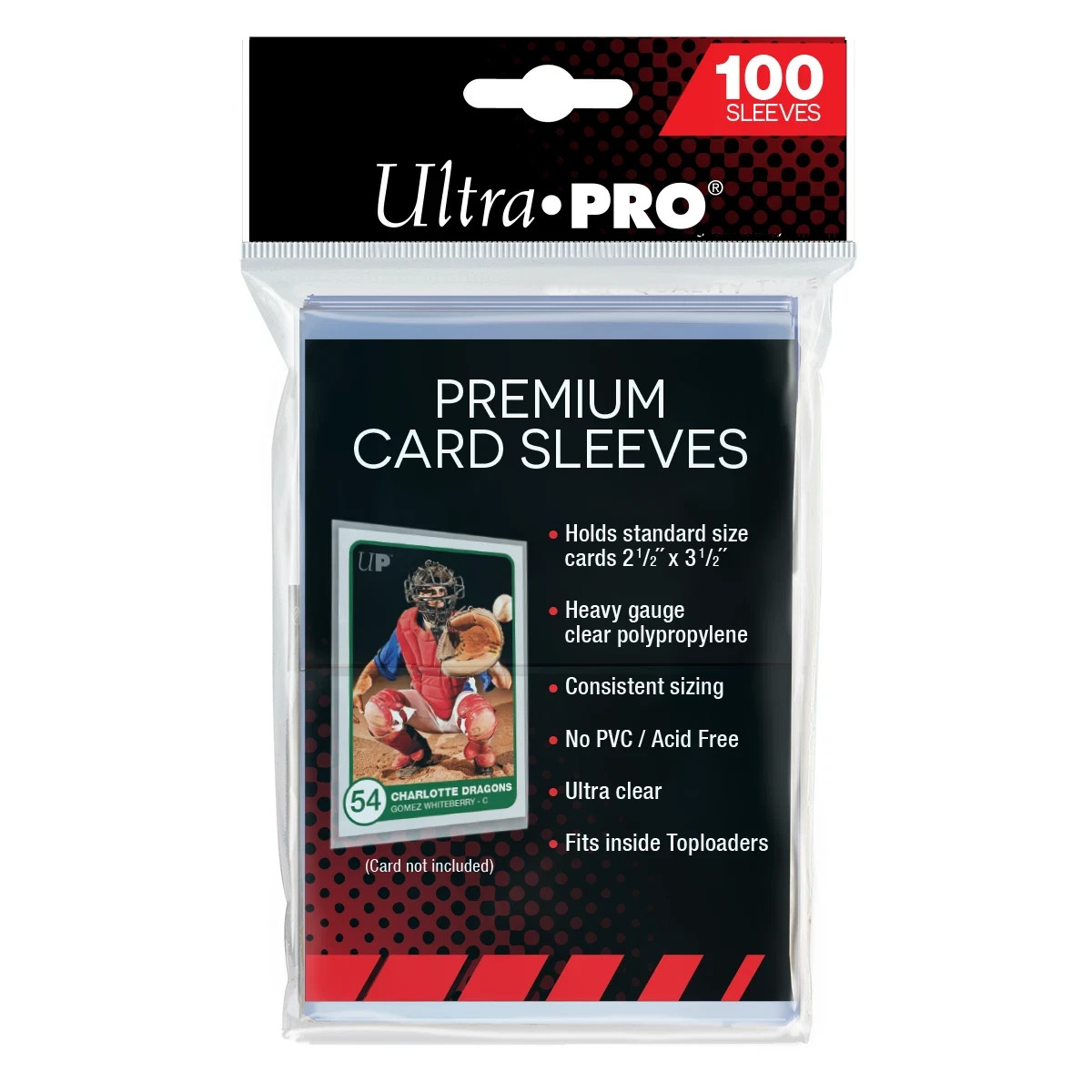 Ultra PRO 100 Count Ultra Clear Premium Card Storage Sleeves Trading Cards