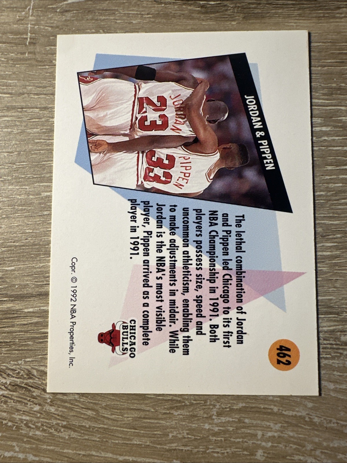 1992-93 NBA Hoops – MICHAEL JORDAN – PIPPEN – Chicago Bulls – BOGO HALF OFF