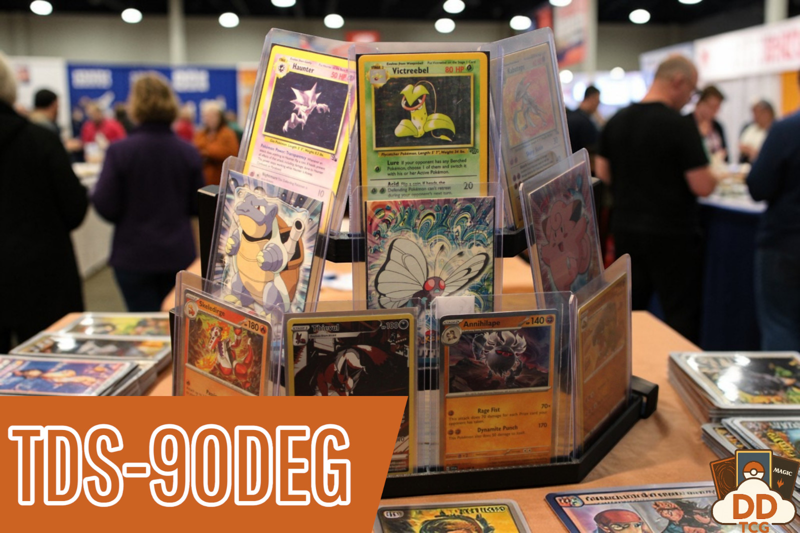 Tiered Card Holder Display – Vertical Modular Stand for Trading Cards