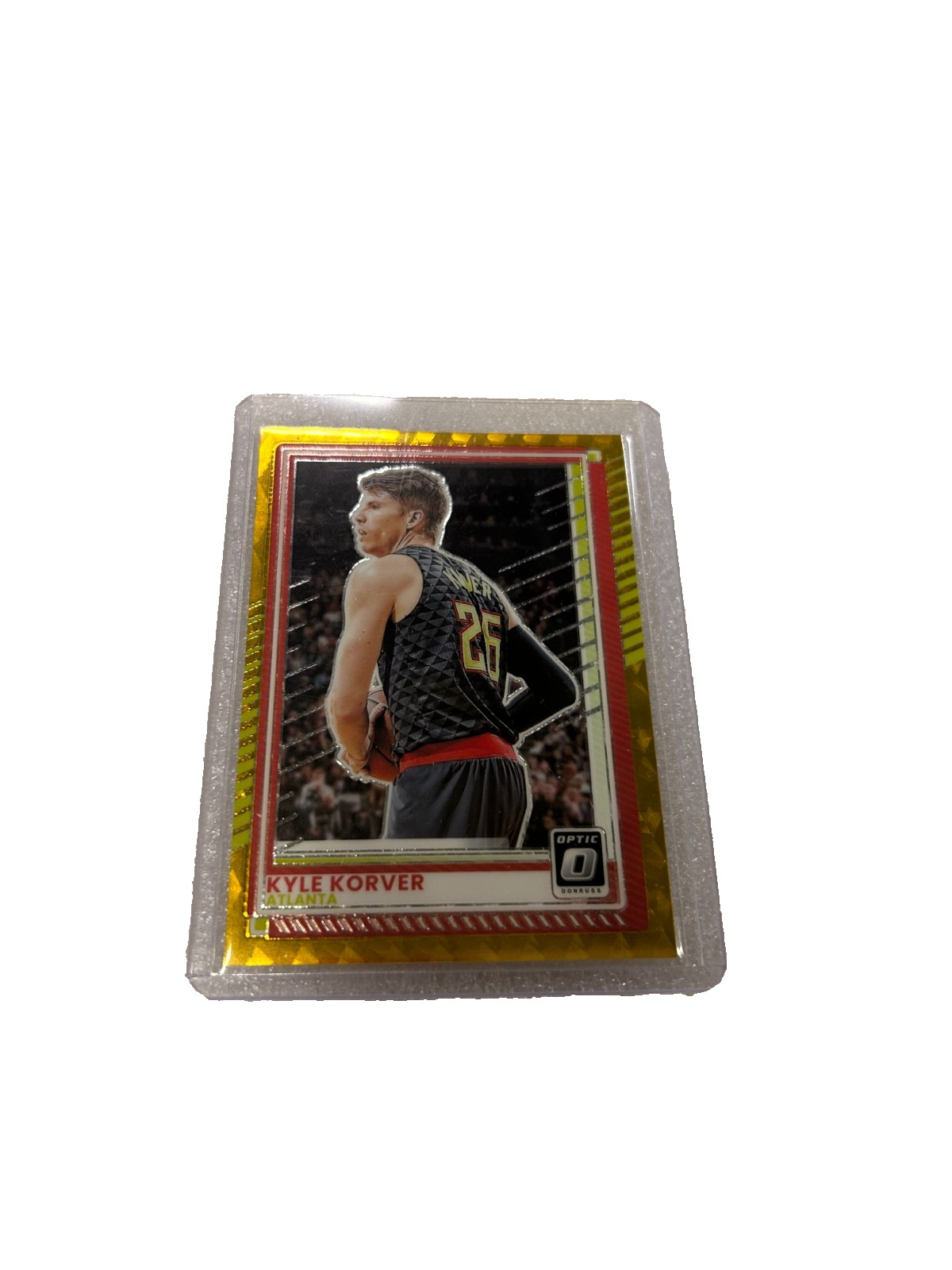 2025-26 Donruss Optic Kyle Korver Gold Prizm #4/6 SSP Hawks FOTL