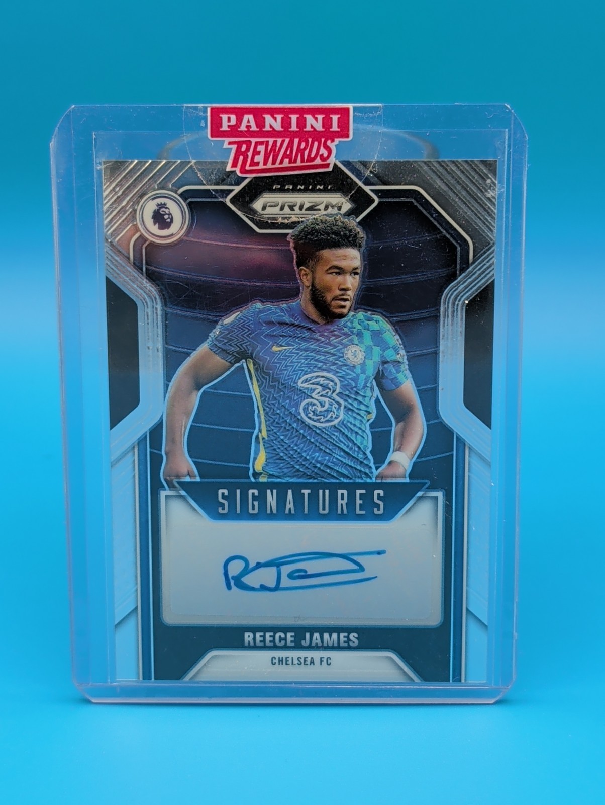 2021-22 Panini Prizm Premier League – Signatures Reece James #S-REJ Sealed Auto