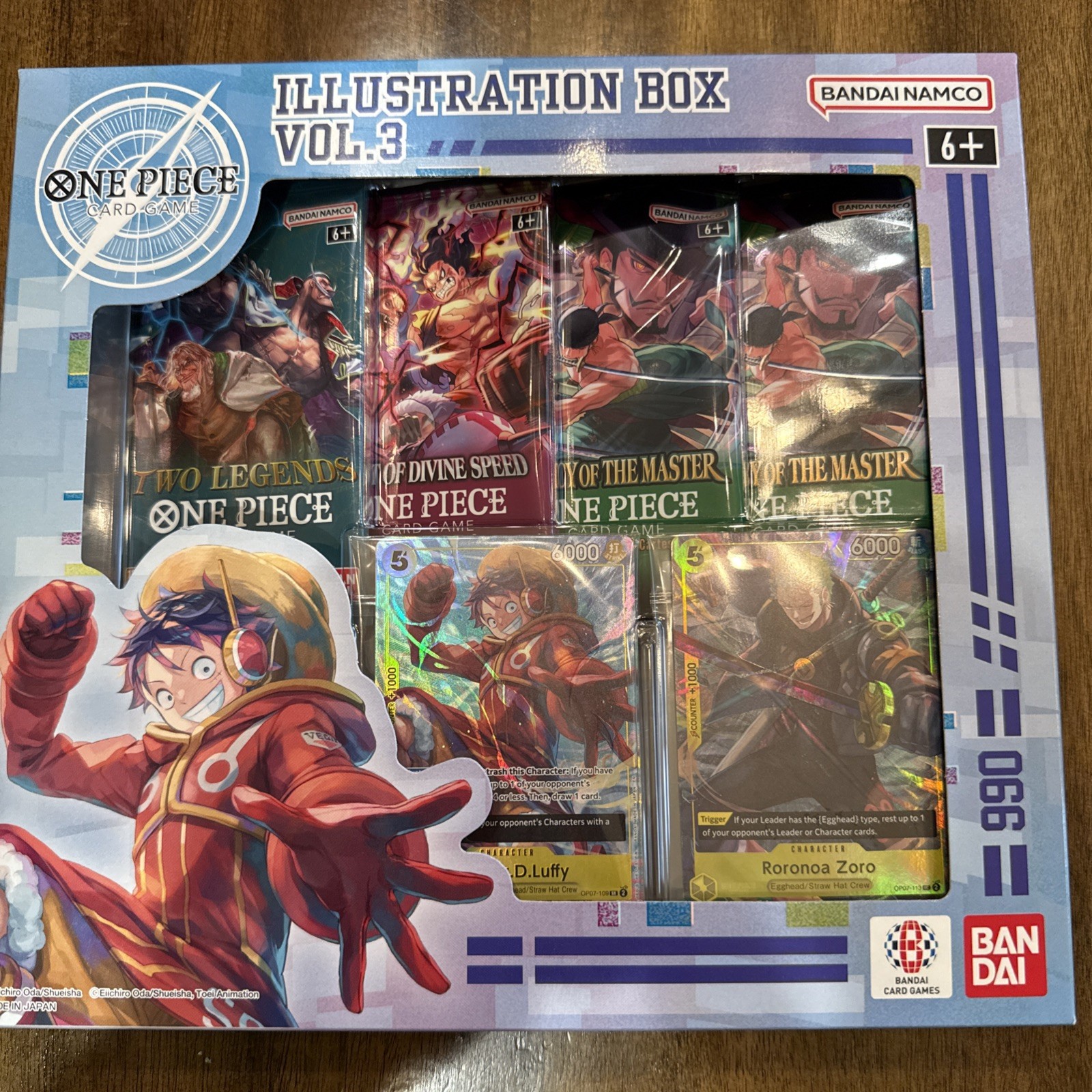 Bandai Namco One Piece Card Game Illustration Box Volume 3