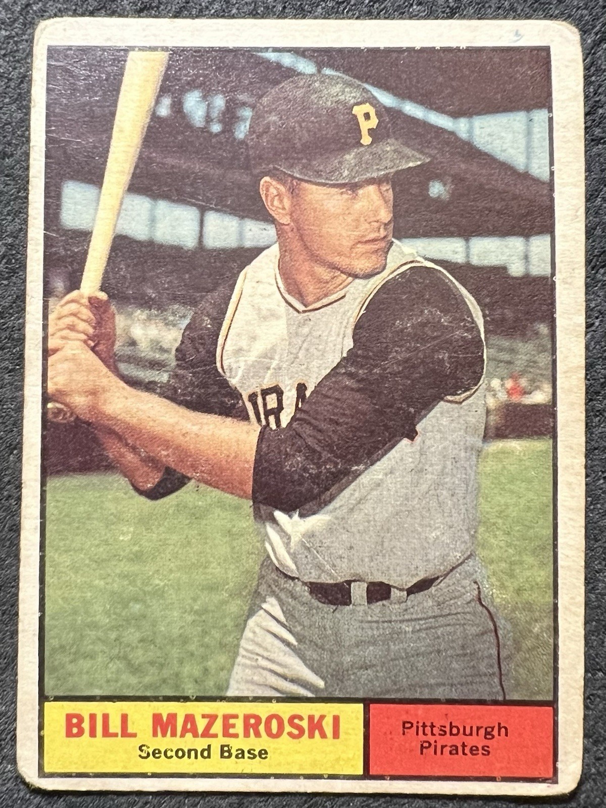 1961 TOPPS BILL MAZEROSKI (PITTSBURGH PIRATES) #430 VG OC