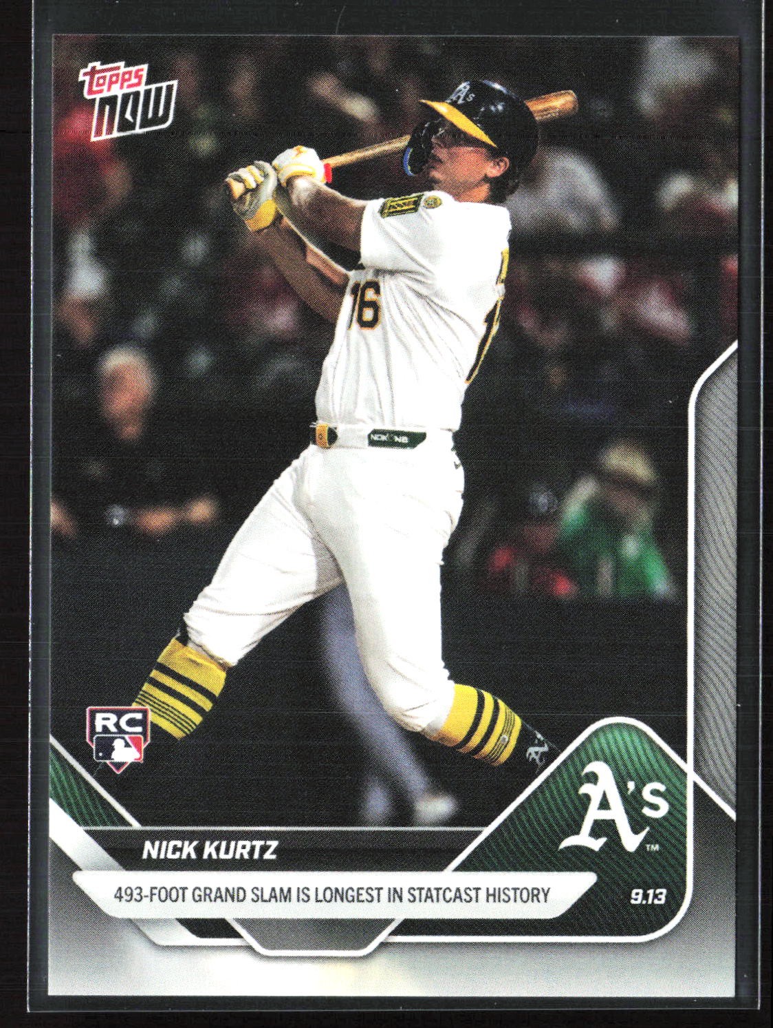 Nick Kurtz – GRAND SLAM #711 2025 Topps Now Athletics