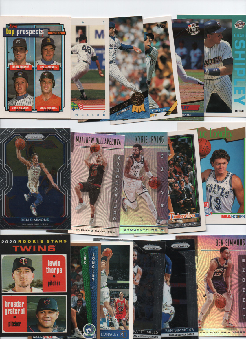 AUSTRALIA AUSTRALIAN BORN BASEBALL BASKETBALL & FOOTBALL LOT SIMMONS, HUTTON…