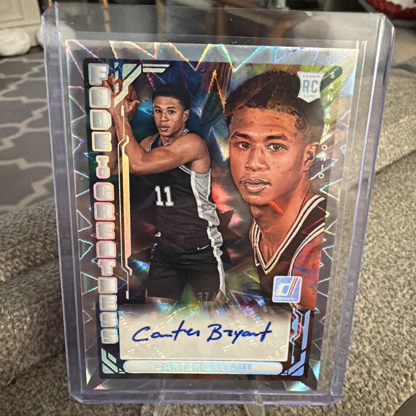 Carter Bryant Fade To Greatness Rookie Auto 37/49 First Ever Auto SSP