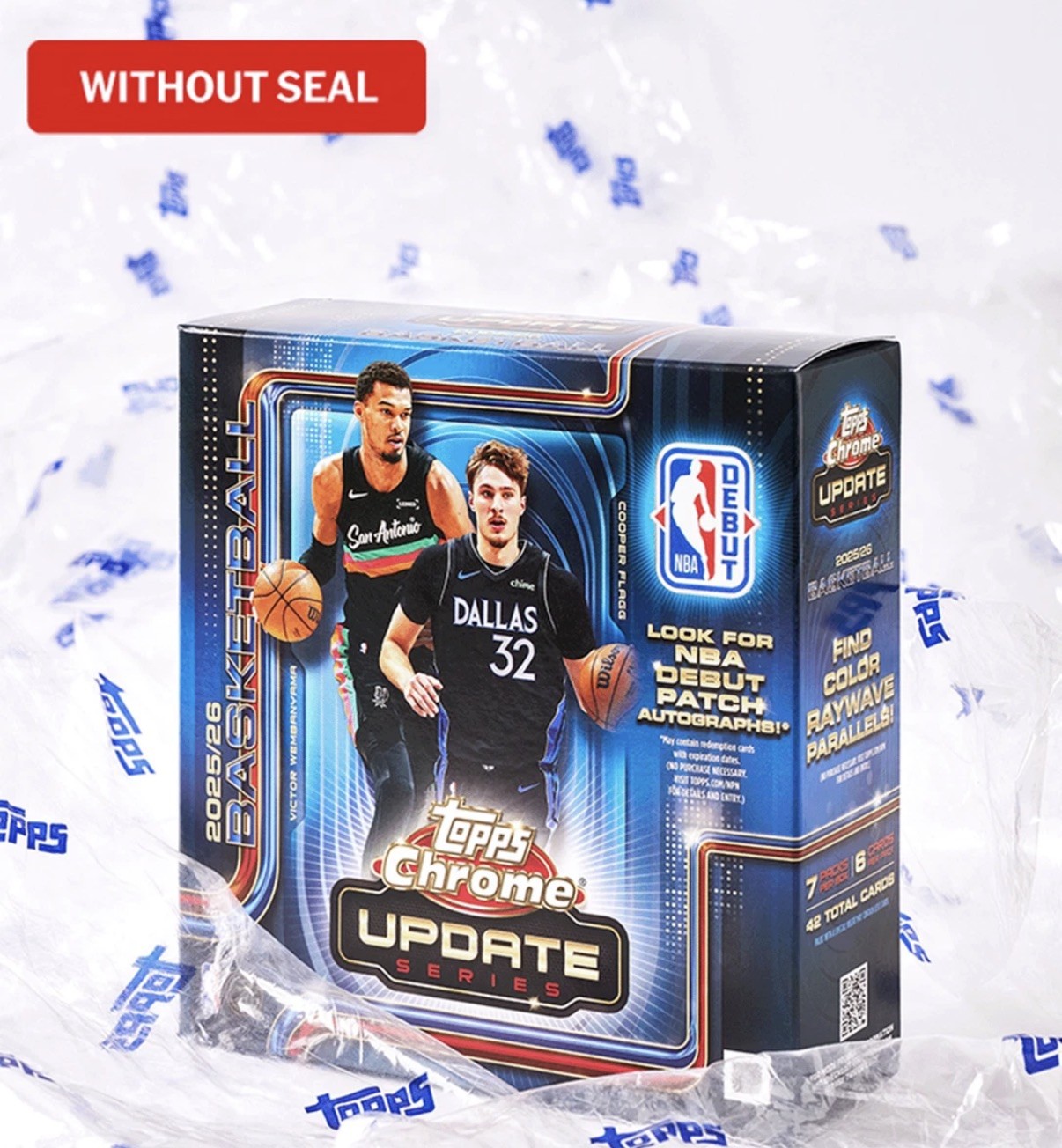 2025-26 TOPPS CHROME UPDATE Basketball MEGA BOX NBA NEW NO SEAL Presale QTY