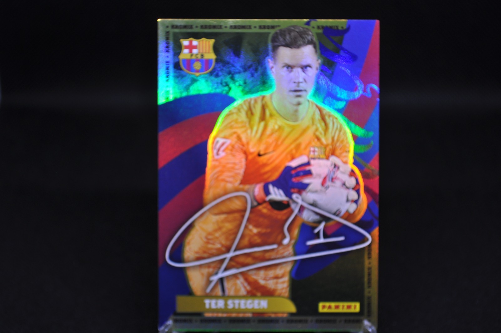 Marc-Andre Ter Stegen 2024-25 Panini Club FC Barcelona K32 Kromix Signature