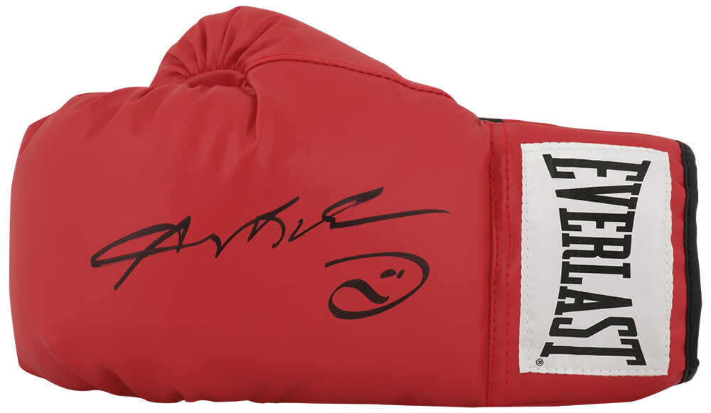 Sugar Ray Leonard Signed Everlast Red Boxing Glove – (SCHWARTZ SPORTS COA)