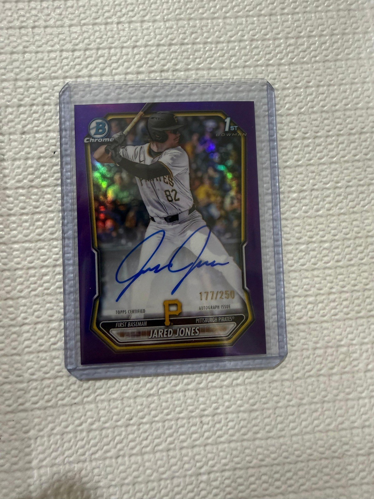 2026 Bowman Jared Jones — True Purple AUTO /250