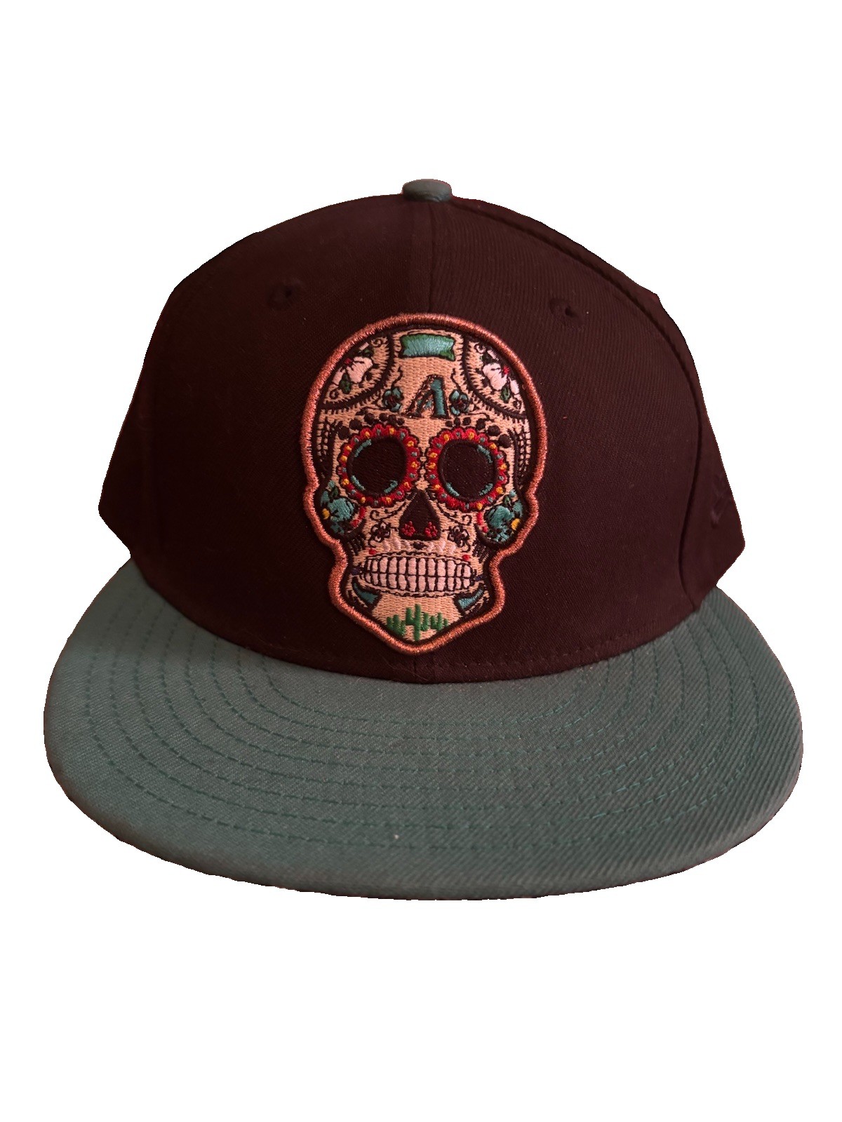 Arizona Diamondbacks Dia de Los Muertos Sugar Cap Size 7 1/4 New Era 59Fifty