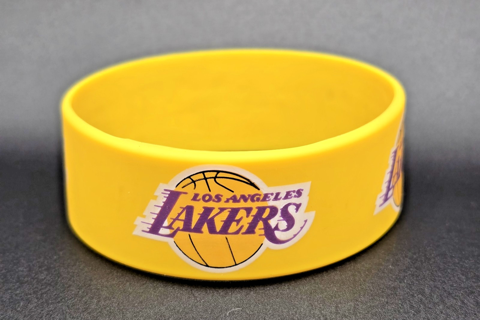 Los Angeles Lakers Silicone Wristband Bracelet NBA Rubber Fan Band